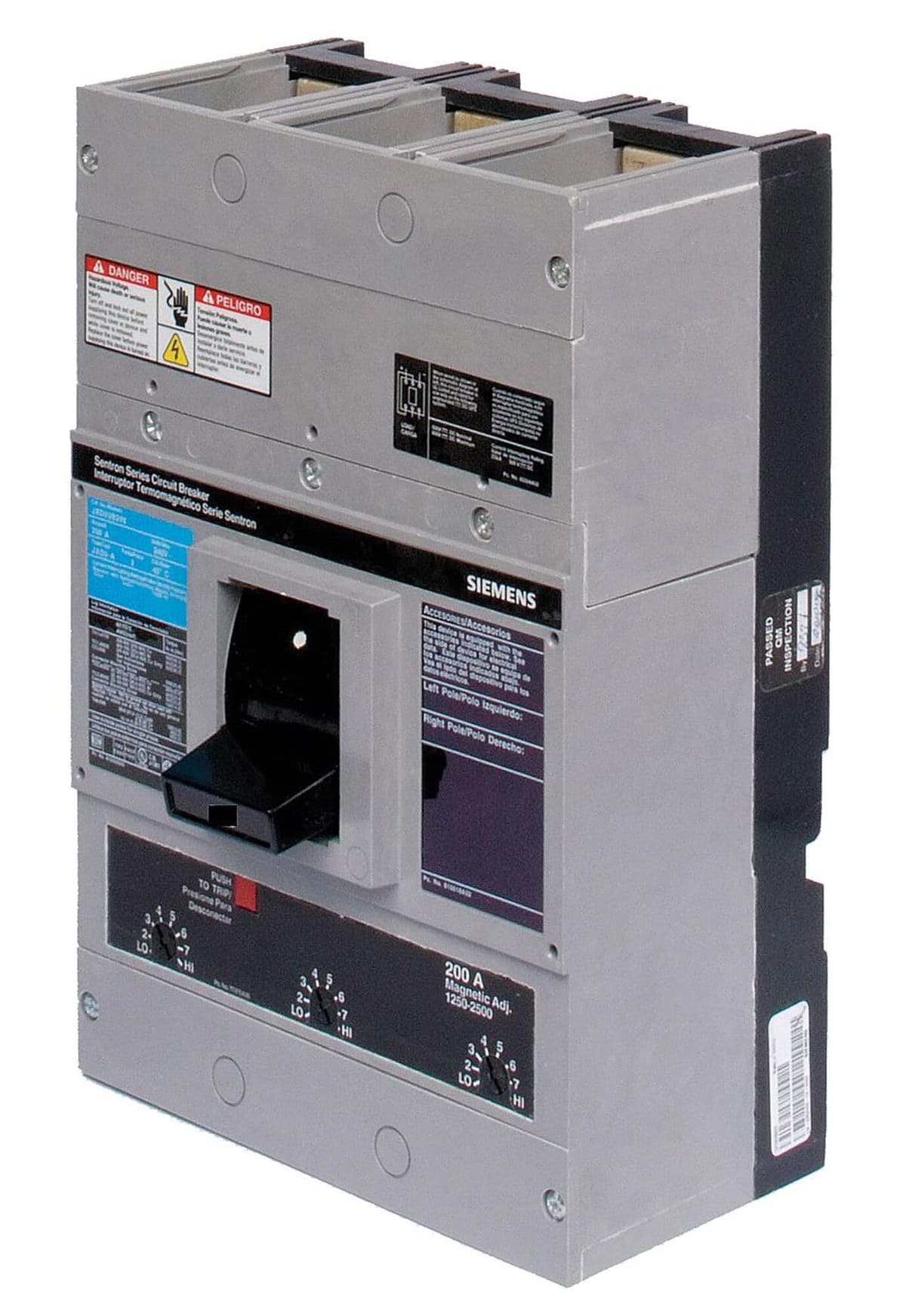 JXD23B225 - Interruptor Siemens 3 polos 225A