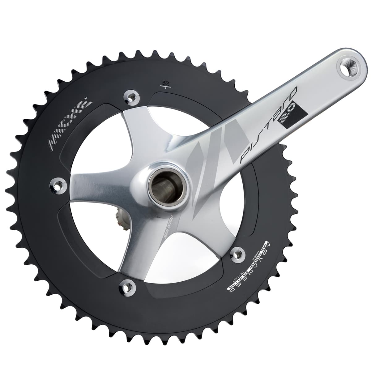 MICHE CSP20BS Crankset Pistard 2.0 Black/Silver 50T 165 mm PCD 144