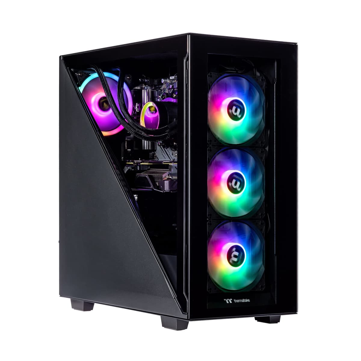 Velztorm Black Gladio CTO Gaming PC (Ryzen 9 5900X, 64GB DDR4, 1TB SSD + 2TB HDD, RTX 3070, Win10 Pro) VELZ0013-3070-164208