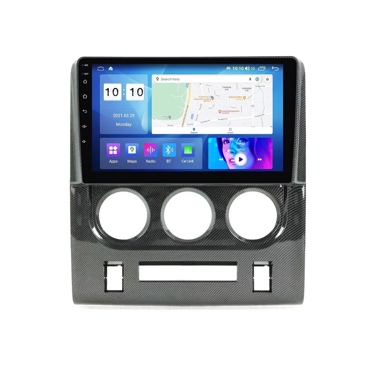 MekedeTech Radio Android para Dodge Challenger 2008-2014 9" 8+256G con 4G LTE