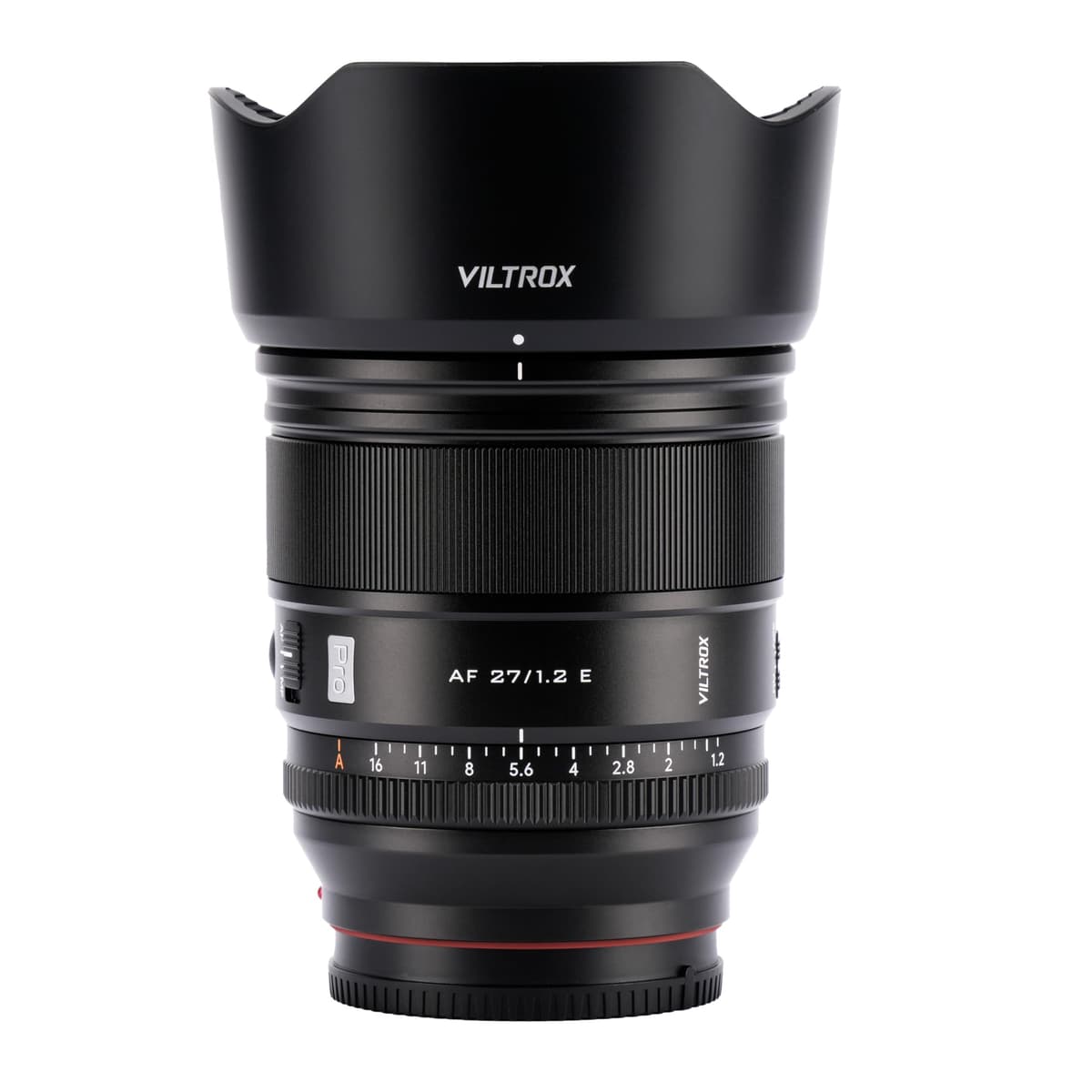 VILTROX PRO 27 mm f/1.2 Lente Prime con Autoenfoque para Montura E de Sony, AF 27 mm f/1.2 Lente Mirrorless para Sony a7 a6700 a6500 FV-Viltrox AF 16mm f/1.8 FE
