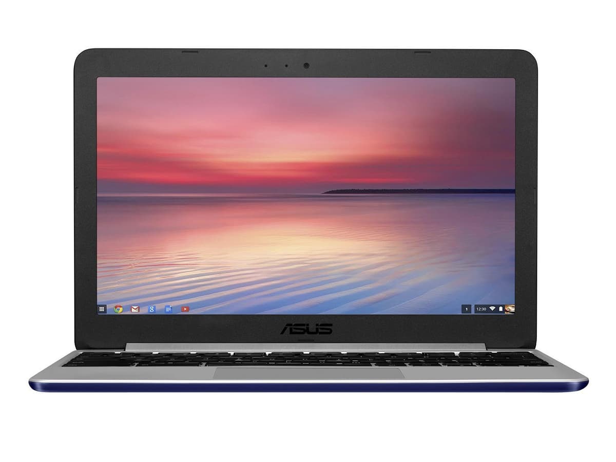 ASUS C201 Chromebook de 11.6 pulgadas (Rockchip, 4 GB, SSD de 16 GB, azul marino) C201PA-DS02