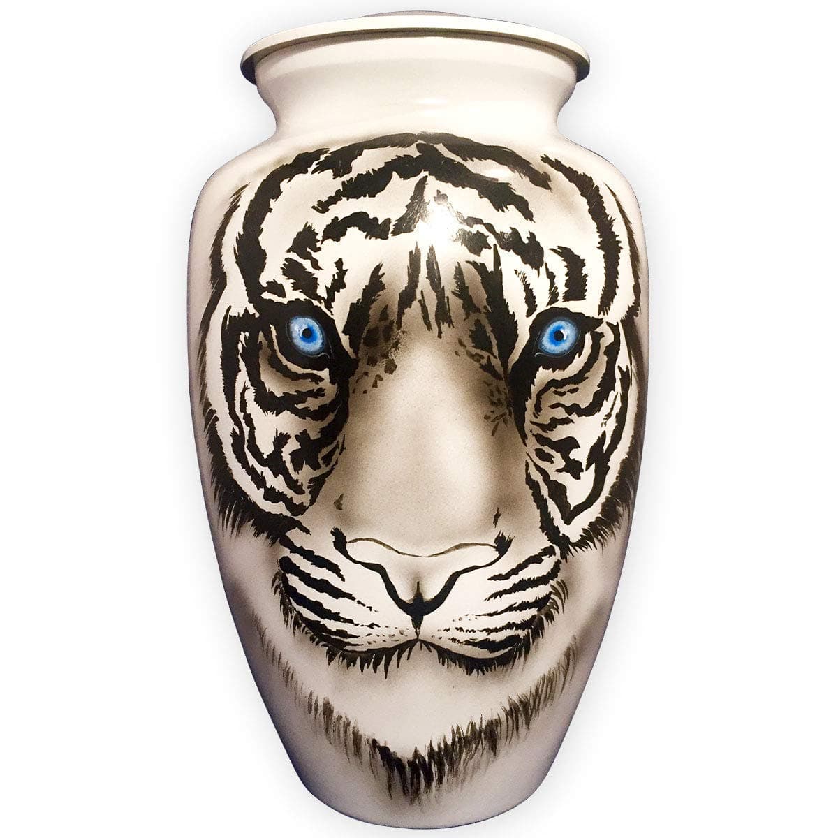 Beautiful Life Urns Panthera White Tiger Urna de Cremación Grande/Adulto UBV0122W-L