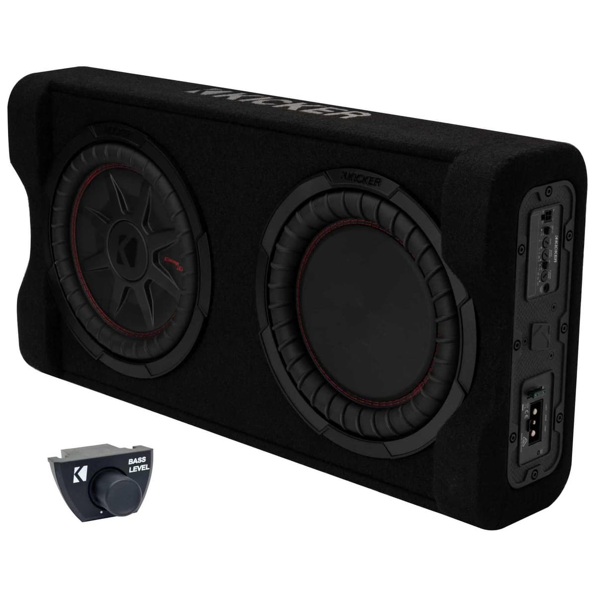 Kicker 51PTRTP10 - TRTP Subwoofer de 10" cargado y activado de disparo hacia abajo de 400W