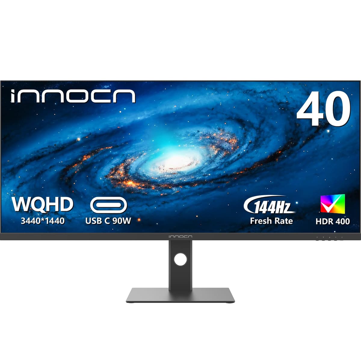 INNOCN 40" Ultrawide 3440x1440 144Hz - USB-C 90W, HDMI, DP, HDR400, Altavoces Integrados 40B2R