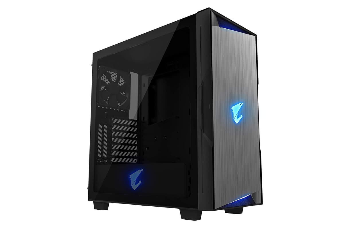 Gabinete Gigabyte Aorus C300 Glass ATX Mid-Tower para PC GB-AC300G