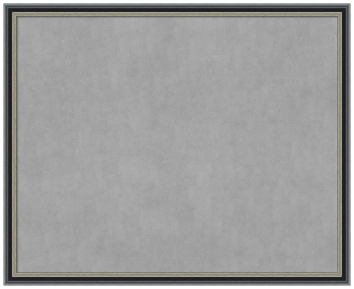 Amanti Art tablero magnético negro Theo Black Silver 43 x 35 in 28588293782