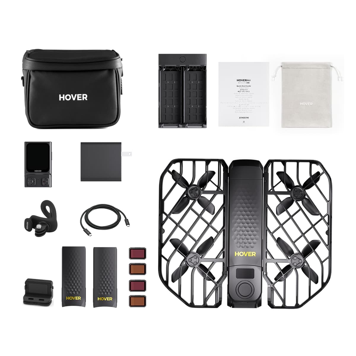 HOVERAir X1 PROMAX 8K Drone plegable con SmoothCapture 2.0, OmniTerrain, 42 KM/h Follow Speed (Cycling Combo) 009