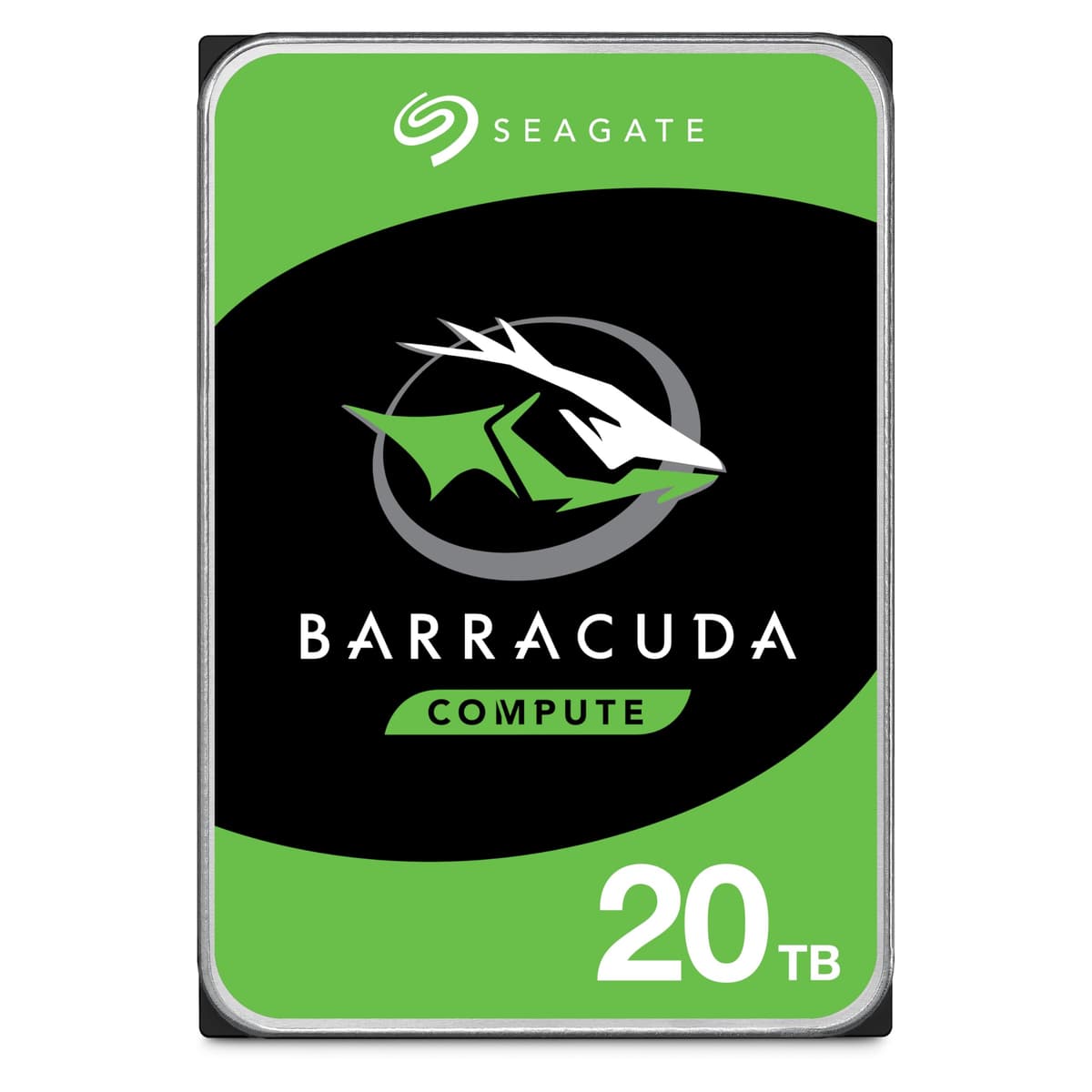 Seagate Barracuda Disco Duro Interno 20TB, 7200 RPM, 512MB de Caché, SATA 6Gb/s, 3.5" (ST20000DM001)