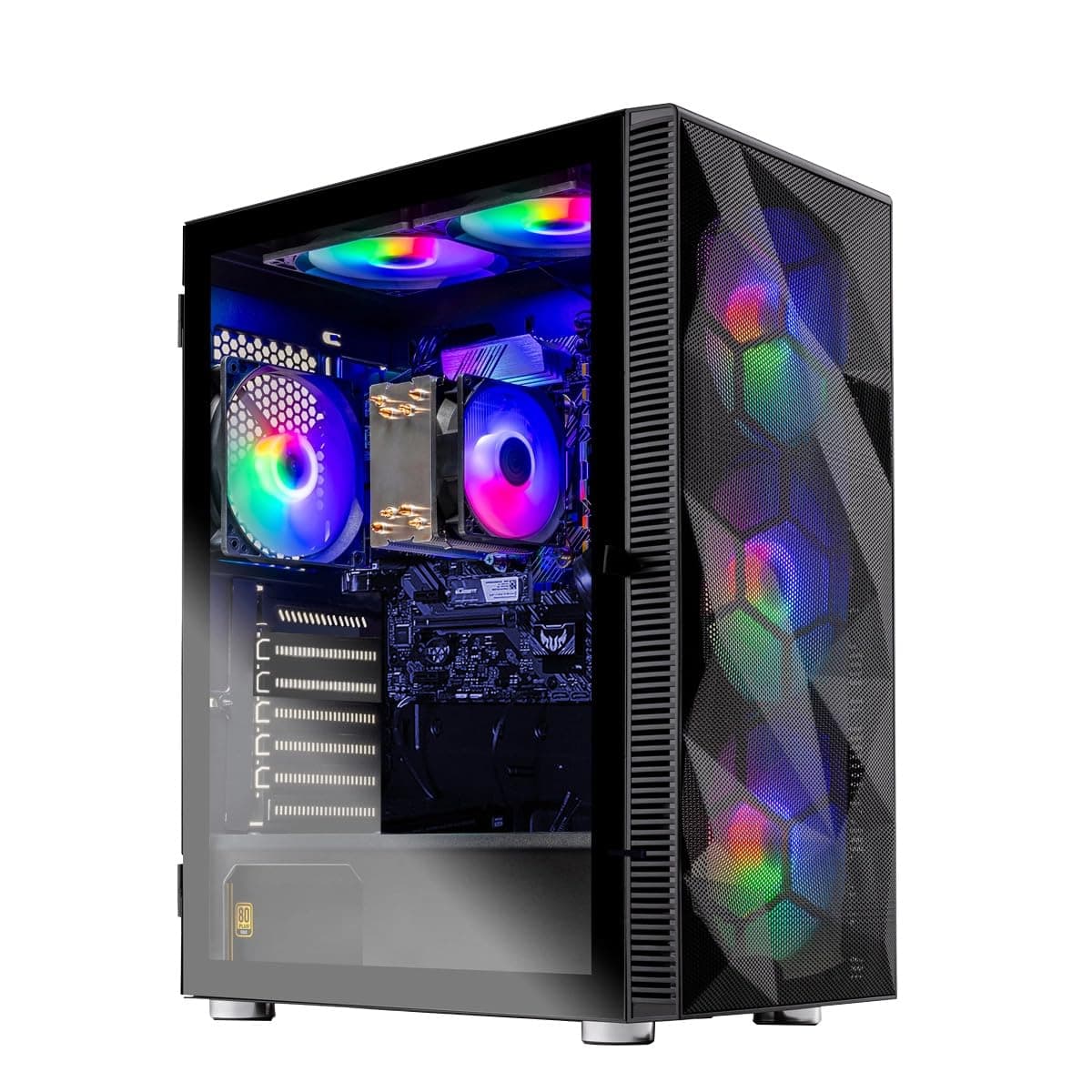 Skytech Gaming Storm PC Gamer, AMD Ryzen 5 5600G 3.6GHz, Vega 7, SSD NVMe 1TB, 16GB RAM DDR4 3200, Fuente 650W Gold, Wi-Fi, Windows 11, Desktop ST-STORM-2768-B-AM