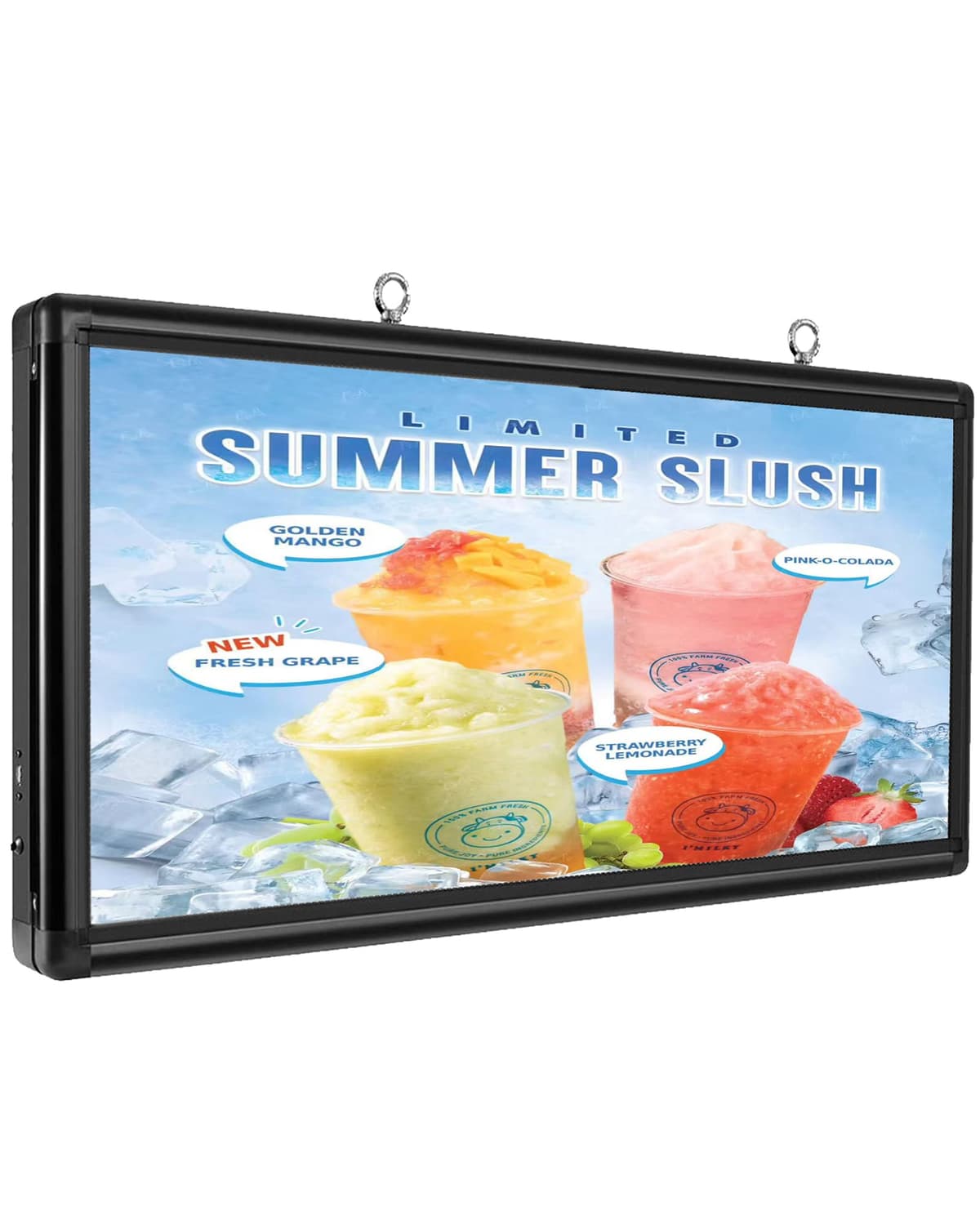 CXGuangDian Cartel LED Exterior P6 40×18" Programable Full Color WiFi/USB Resistente al Agua Alta Brillo CX P6 5X2 0909