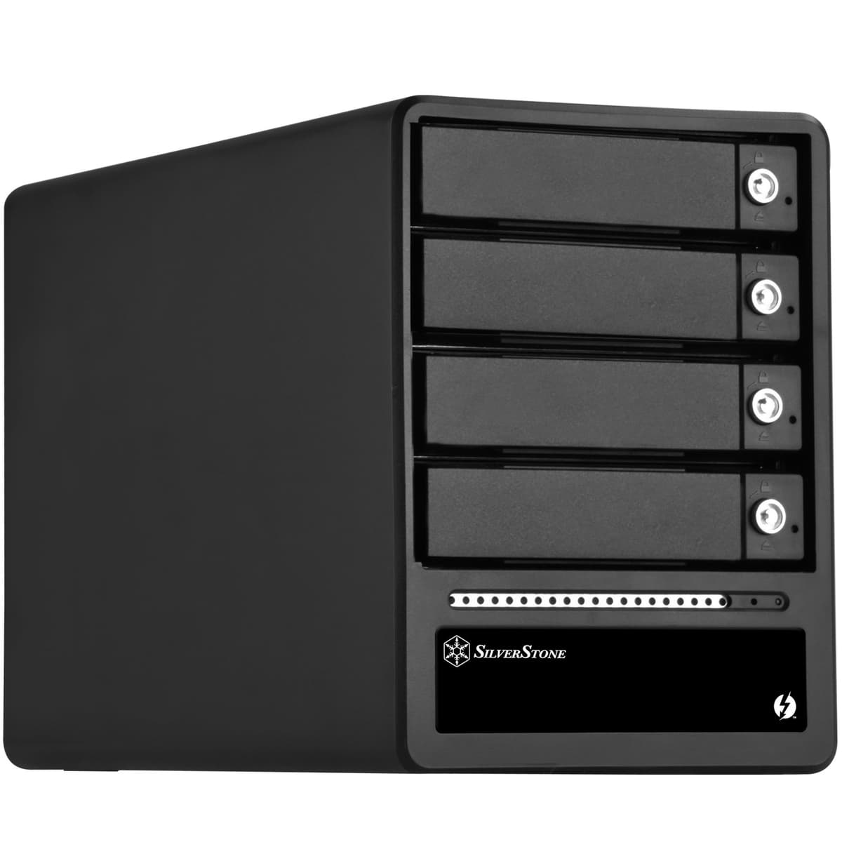 SilverStone Technology TS433-TB Thunderbolt 2 Caja RAID con Bahías Hot-Swap para 4 discos 2.5"/3.5"