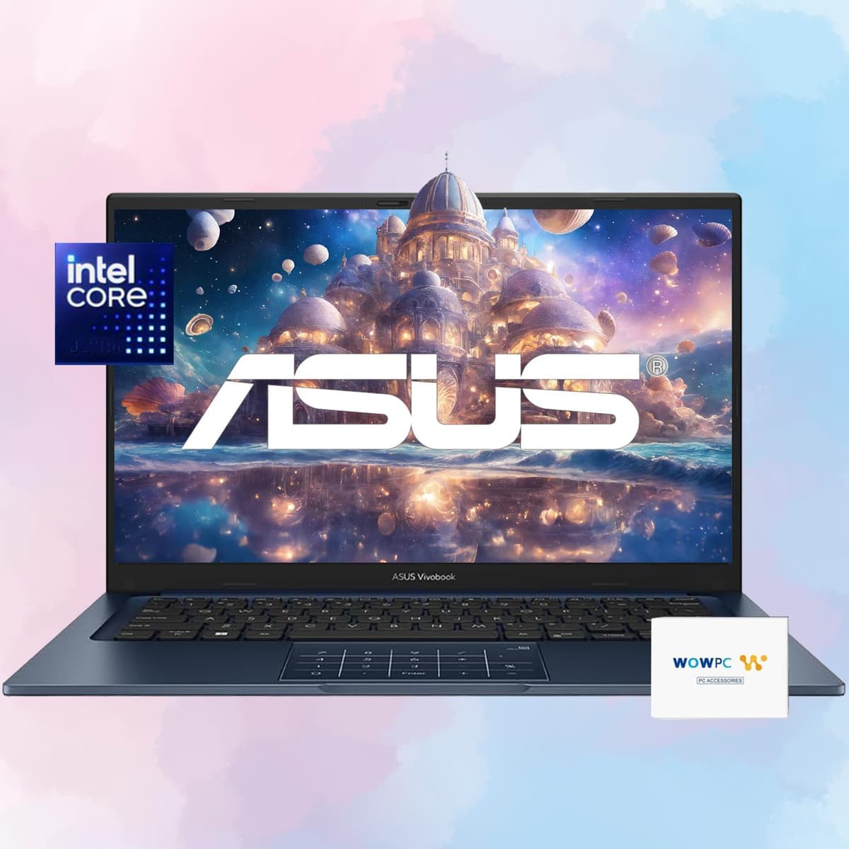 ASUS VivoBook 14" - Intel i3-1215U, 40GB RAM, 2TB PCIe SSD, Windows 11, Quiet Blue Business Laptop