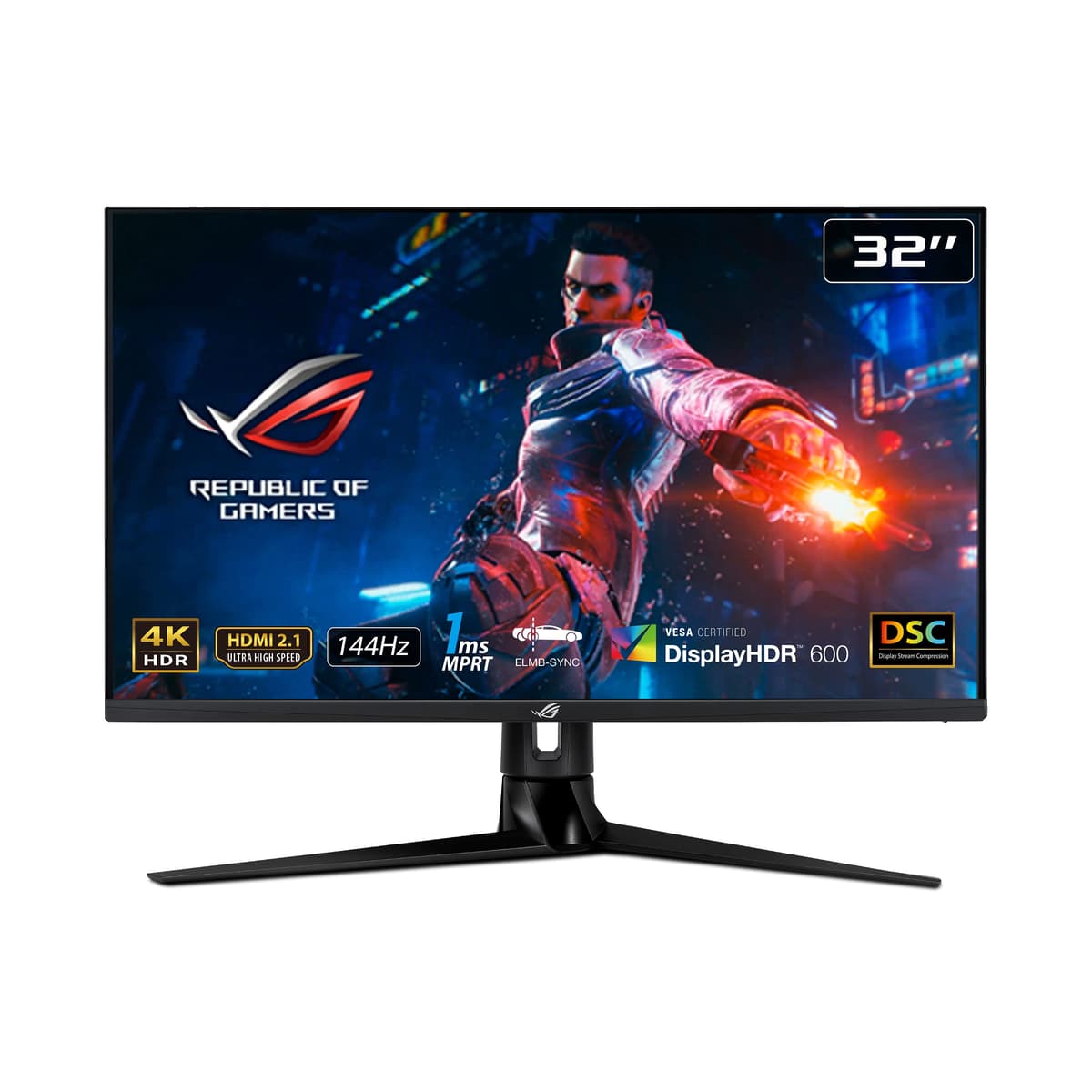 ASUS ROG Swift PG32UQR 32” 4K HDR 144Hz Gaming Monitor
