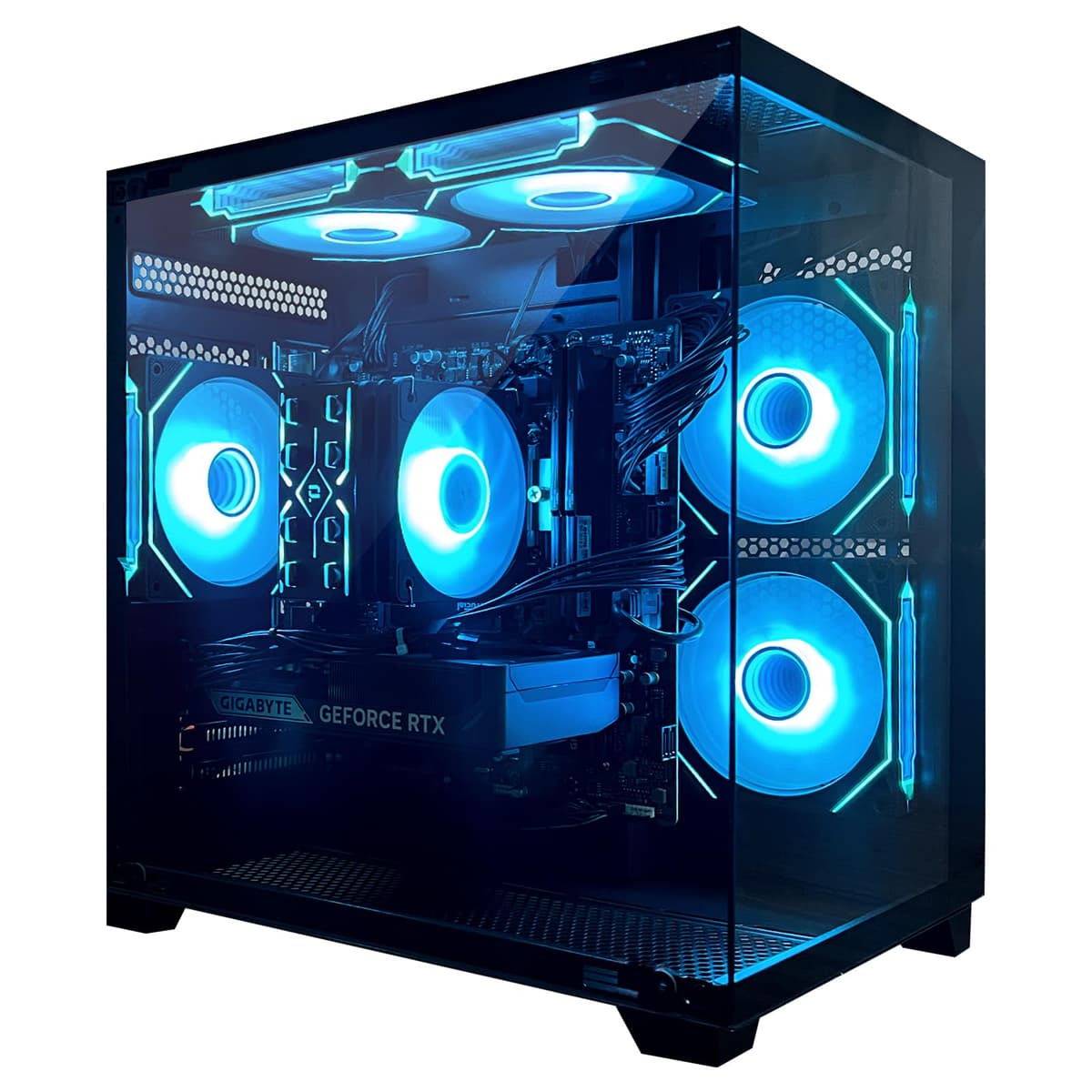 ALCPOK Gaming PC i5-14400F RTX 5060Ti 32GB 1TB SSD ARGB 750W Prebuilt GRX1