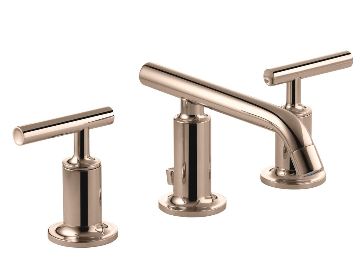 KOHLER Purist K-14410-4-RGD Grifo de lavabo, Vibrant Rose Gold