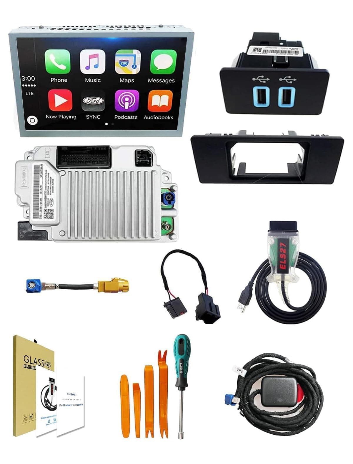 TDAOCTN SYNC 2 a SYNC 3 Kit de actualización inalámbrico CarPlay para Ford con pantalla táctil 8" Adult Sex Toys for Women 9