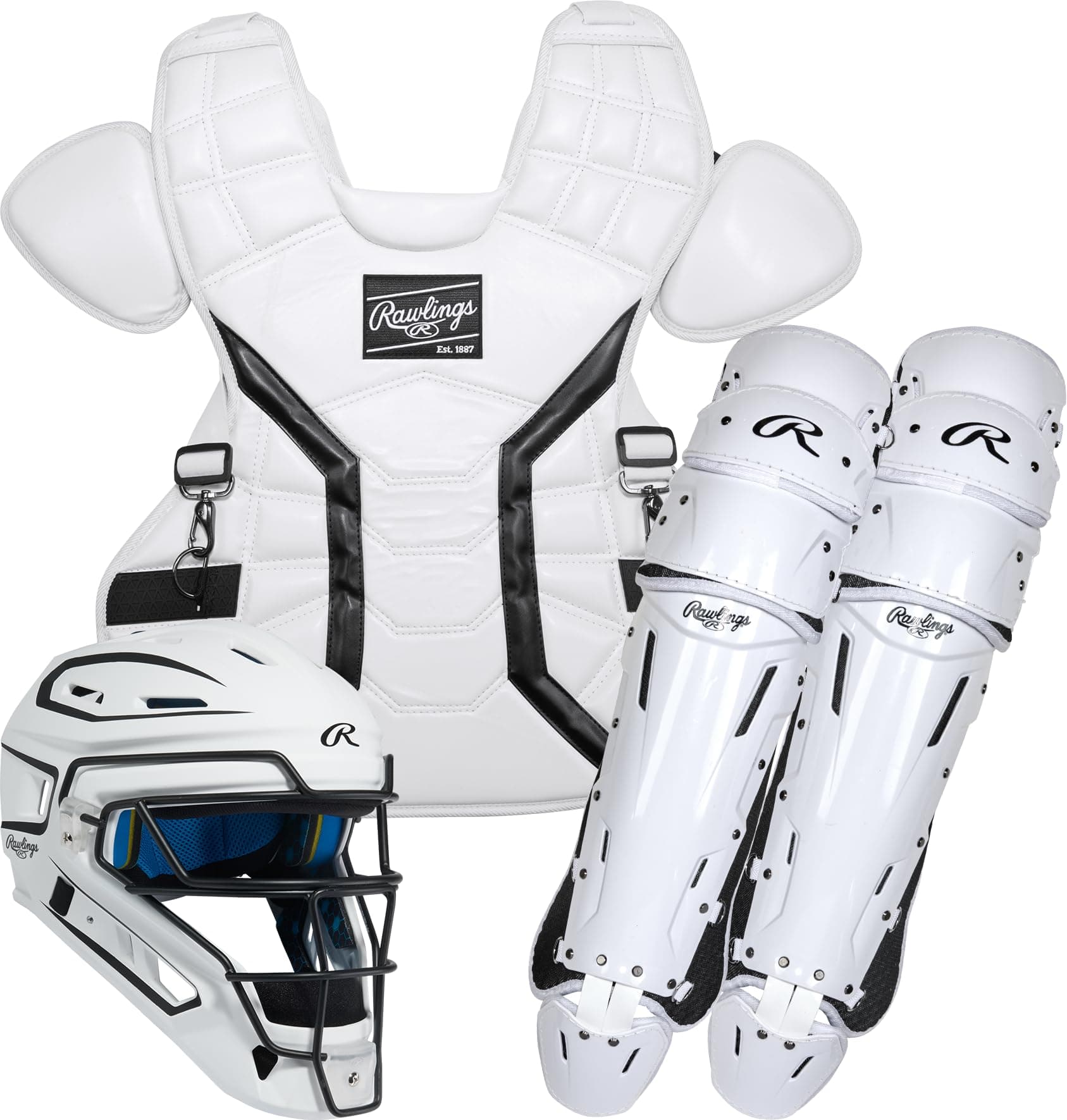 Rawlings MACH PRO Series Set de Receptor de Béisbol | Medium / Intermediate | White / Black R00713766