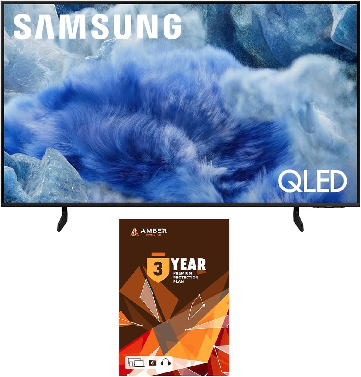 Samsung QN43Q8FAAFXZA Televisor Inteligente QLED Q8F 4K de 43 pulgadas con Vision AI y Plan de Protección Ámbar de 3 años (2025) BNDL_QN43Q8FA-WRTY3-AMBER-SC