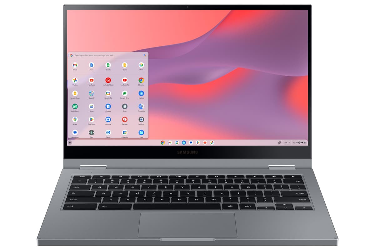 Samsung Electronics Galaxy Chromebook 2, 13.3” Intel Core i3,128 GB, 8 GB RAM, Gris Mercury (Modelo 2021) - XE530QDA-KB1US