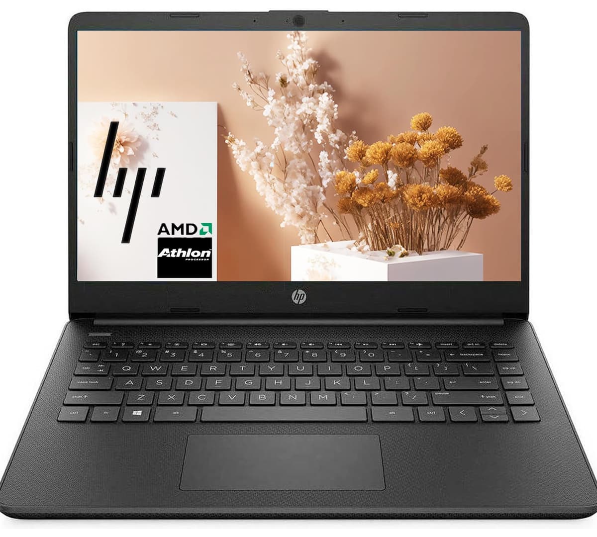 HP Laptop de 14 pulgadas HD | 1 año de Microsoft 365 | 32 GB de RAM, 2 TB de almacenamiento (1 TB SSD + 1 TB en la nube) | AMD Athlon Gold 3150U, Gráficos Radeon | Windows 11 | Cámara HD 720p | USB-C 5 Gbps 0090A3_v0