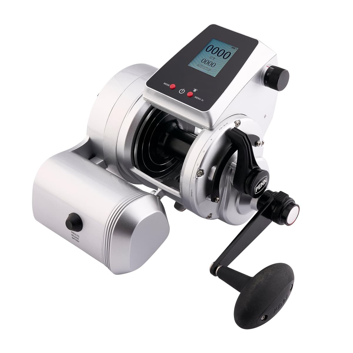 PENN Fathom Electric Reel Kit FTH80ELKIT - Carrete eléctrico con batería y cargador