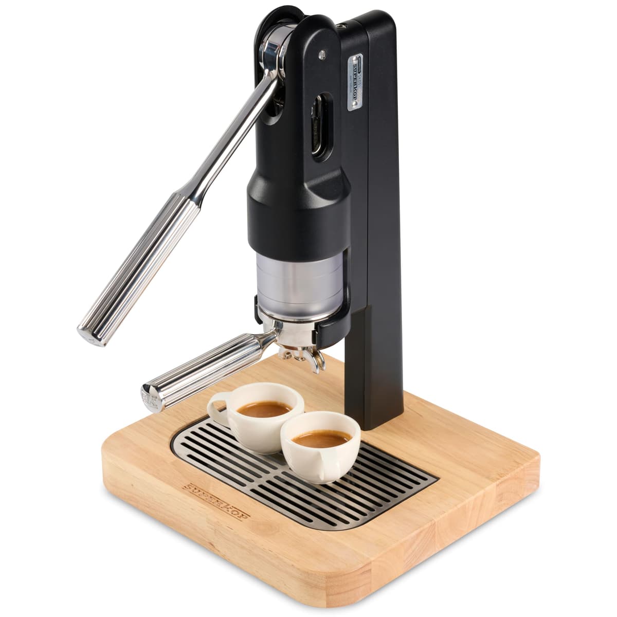 SUPERKOP Manual Espresso Maker Portátil 18 g - Negro 44721167859963