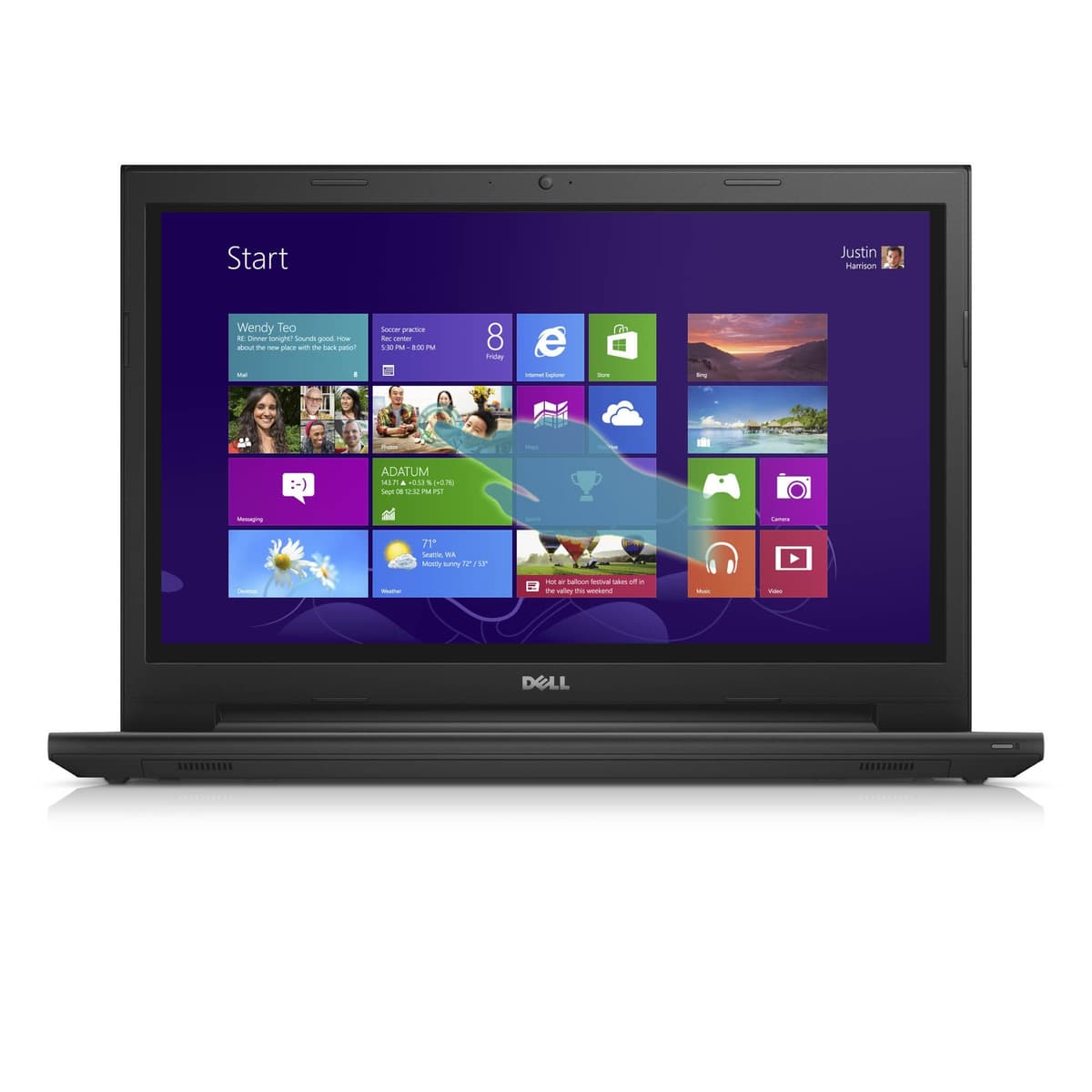 Dell Inspiron 15.6 pulgadas Pantalla táctil i3542-8333BK Procesador Intel Core i5, Negro