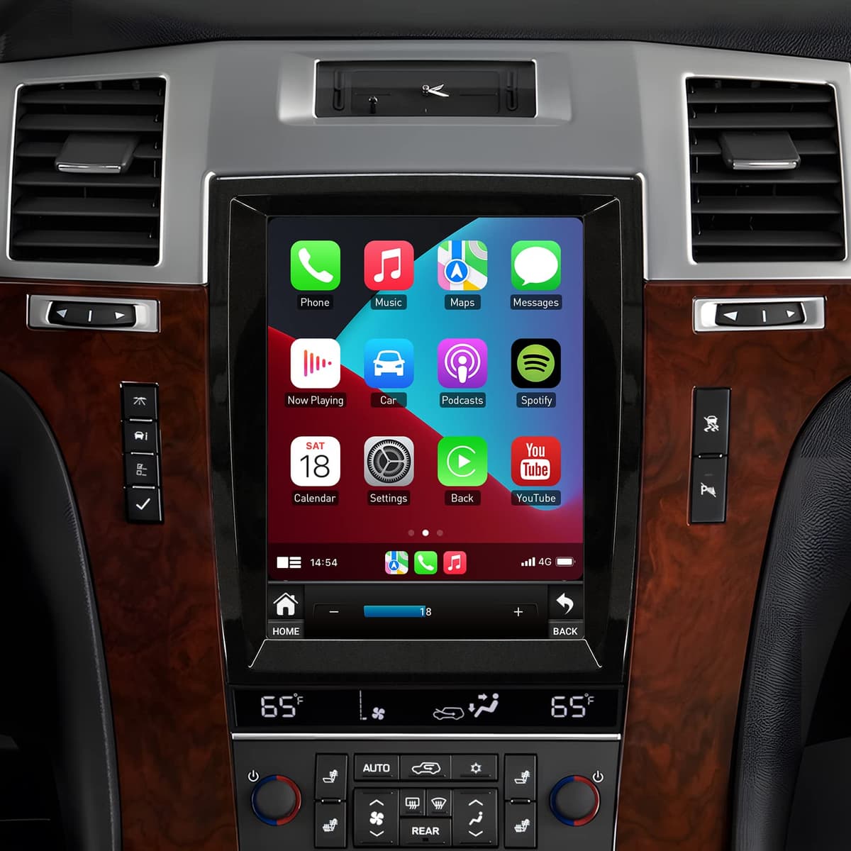 PVG Radio Android 12 10.4" para Cadillac Escalade 2007-2014 con CarPlay/Android Auto y 4+64GB Cadillac Escalade-US