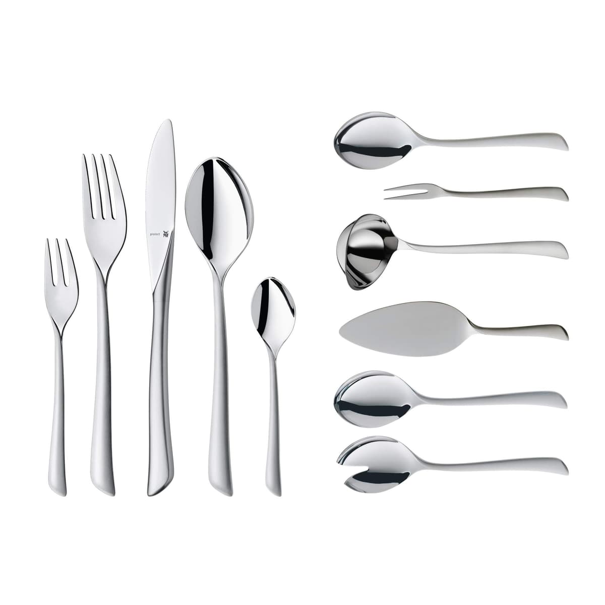 WMF Virginia Set de cubiertos Cromargan Protect 66 piezas para 12 personas 1142006391