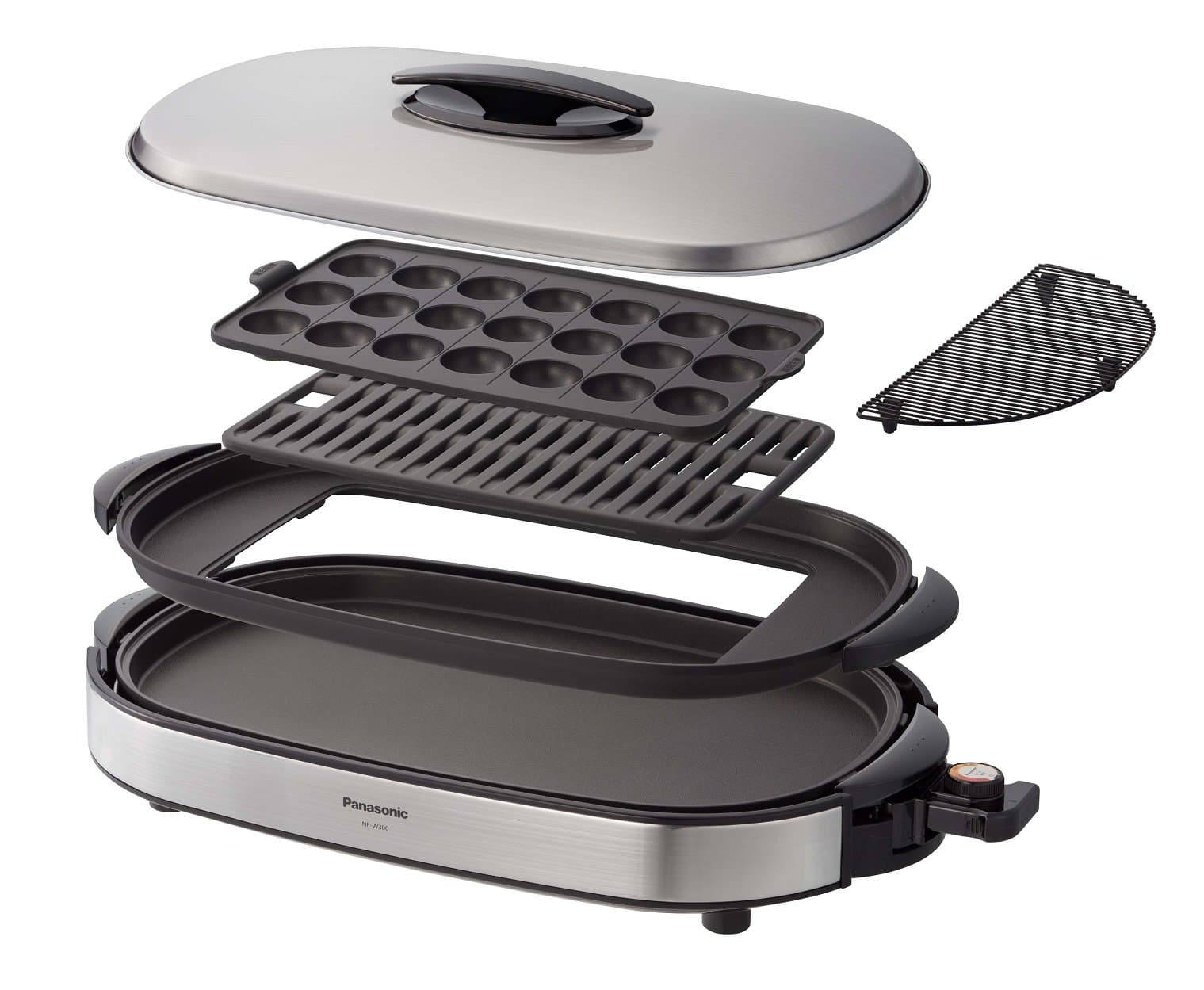 Panasonic plancha caliente NF-W300-S (Plata)