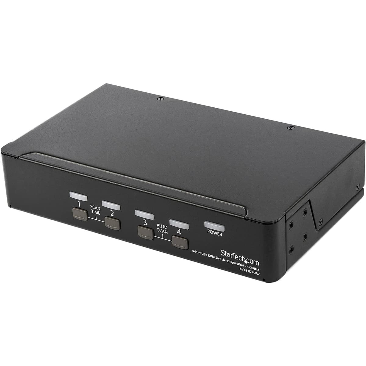StarTech.com SV431DPUA2 KVM DisplayPort 4 Puertos 4K60Hz con Hub USB y Audio