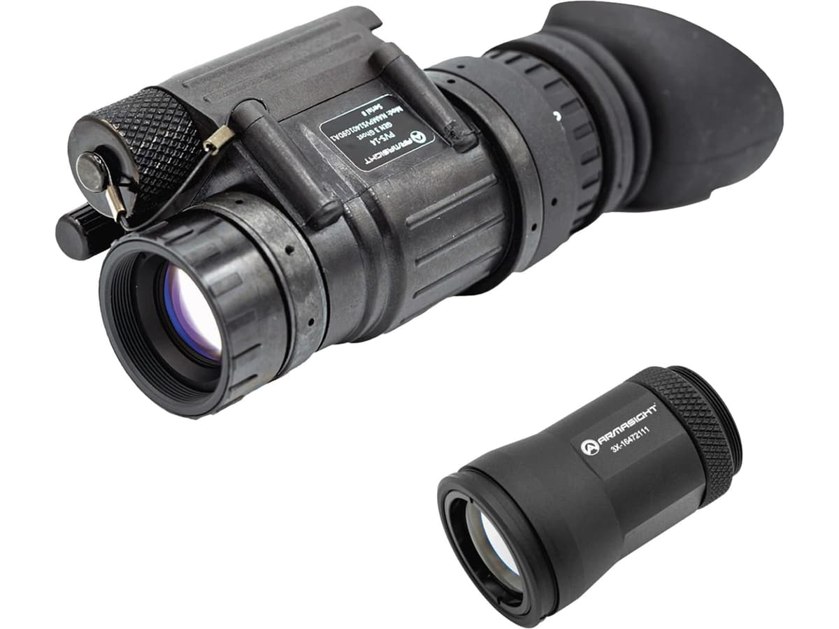 Armasight PVS-14 Bravo Tube 1400+ FOM + lente magnificadora 3X NAMPVS1401G9DABB1