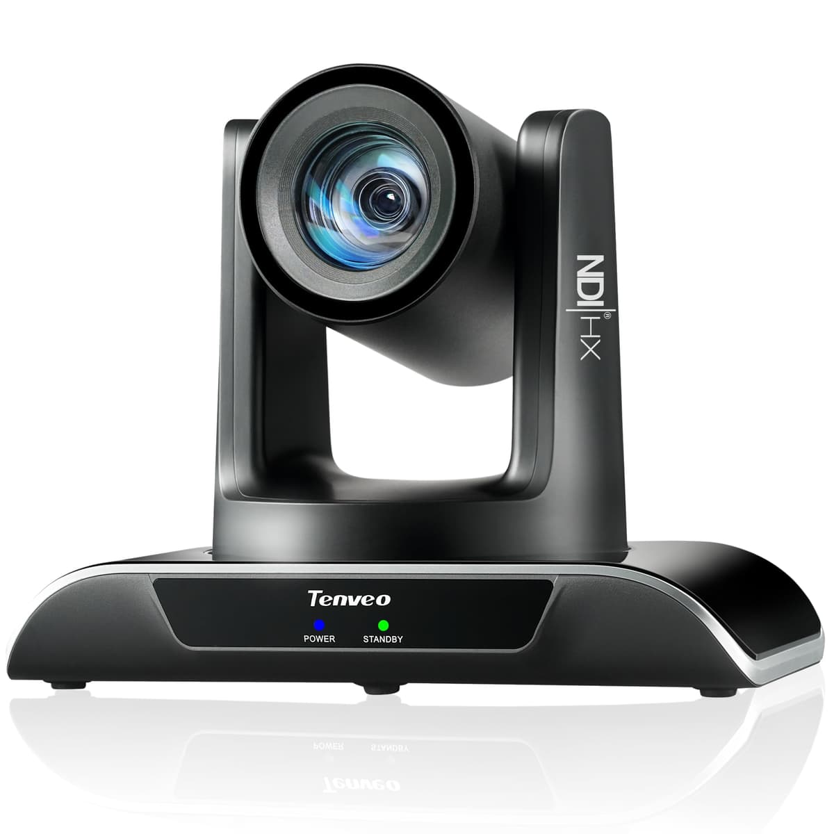 Cámara PTZ Tenveo NDI con IA de seguimiento automático de humanoides y rostros, HDMI/LAN/USB3.0 PoE, 20x zoom óptico, transmisión en vivo IP, Full HD 1080p 60 FPS, para servicios religiosos, conferencias y streaming en vivo TEVO-VHD20HAN