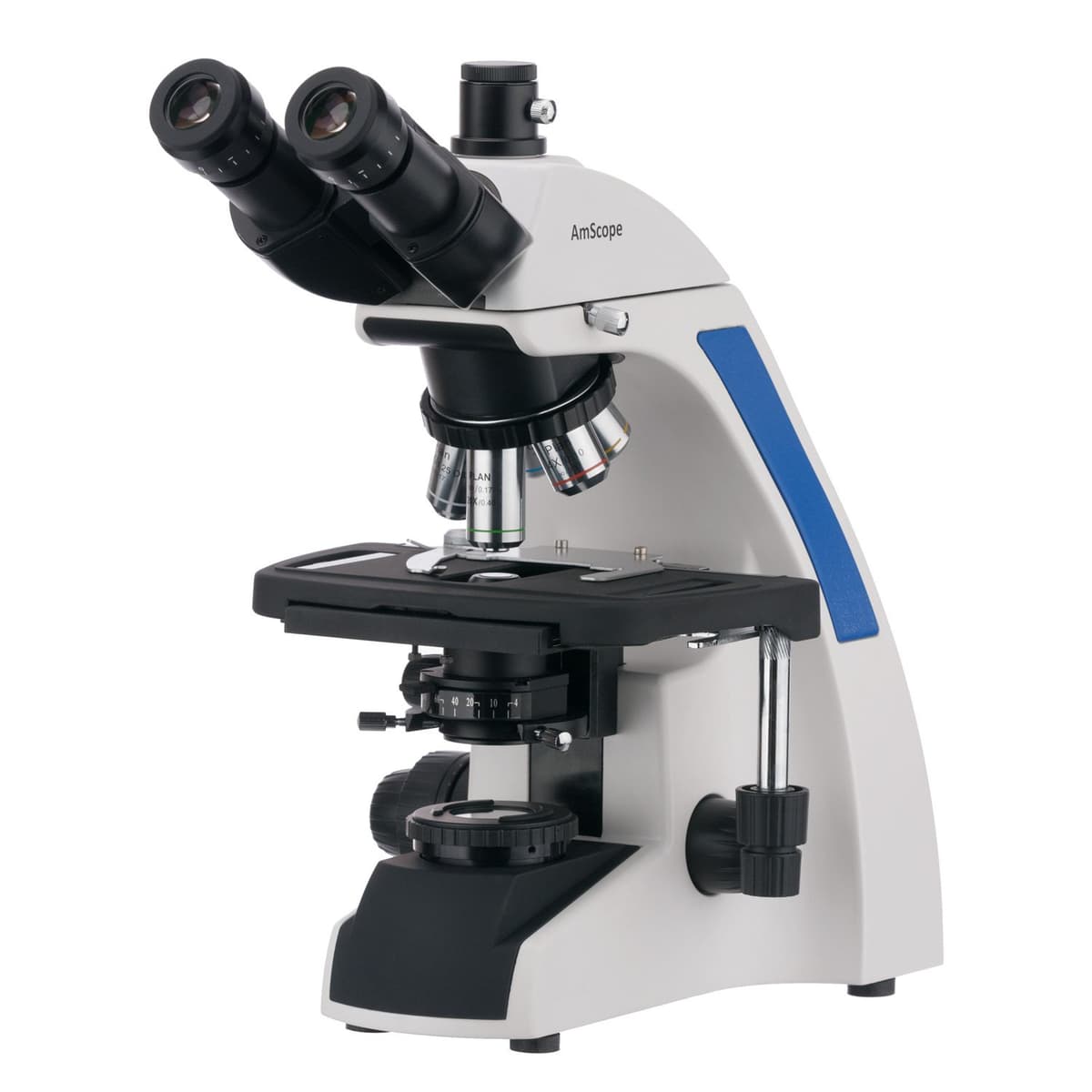 AmScope T720QB Microscopio Compuesto Trinocular 40X-2000X