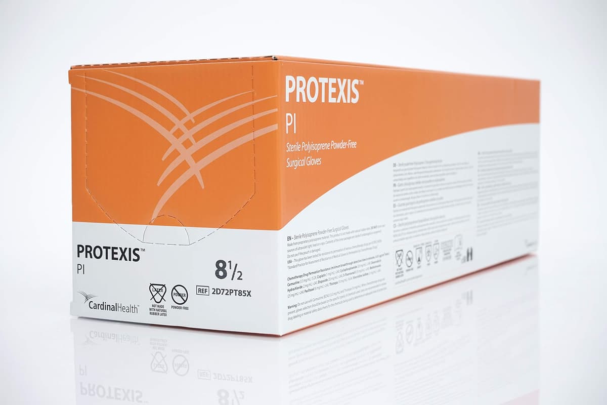 Cardinal Health Protexis PI Guantes quirúrgicos sintéticos, talla 8.5, modelo 2D72PT85X, 200 pares/caja