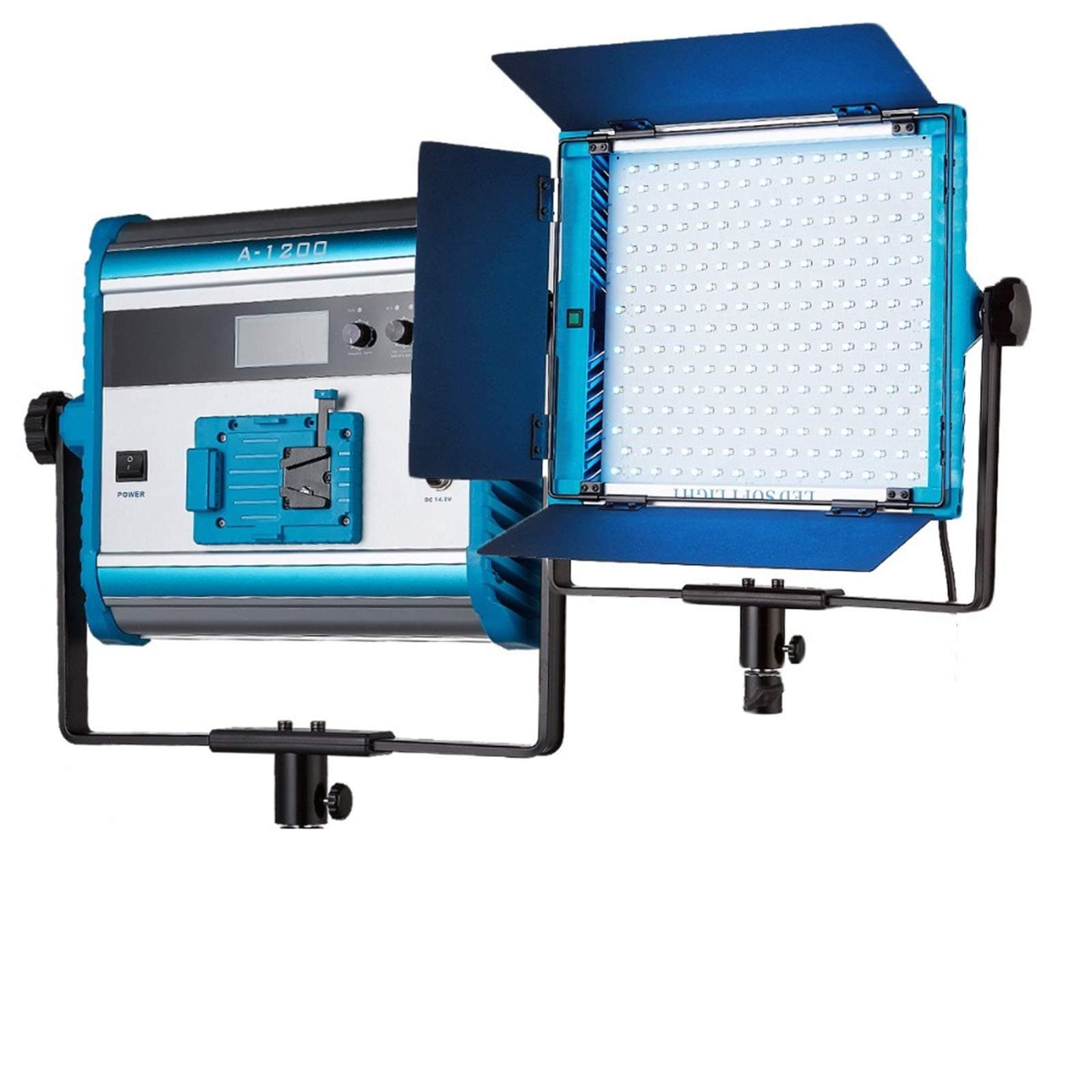 Yidoblo A-1200BI - Panel LED soft bicolor 3200K-5500K con DMX/App y bolso A-1200BI bicolor w/ bag