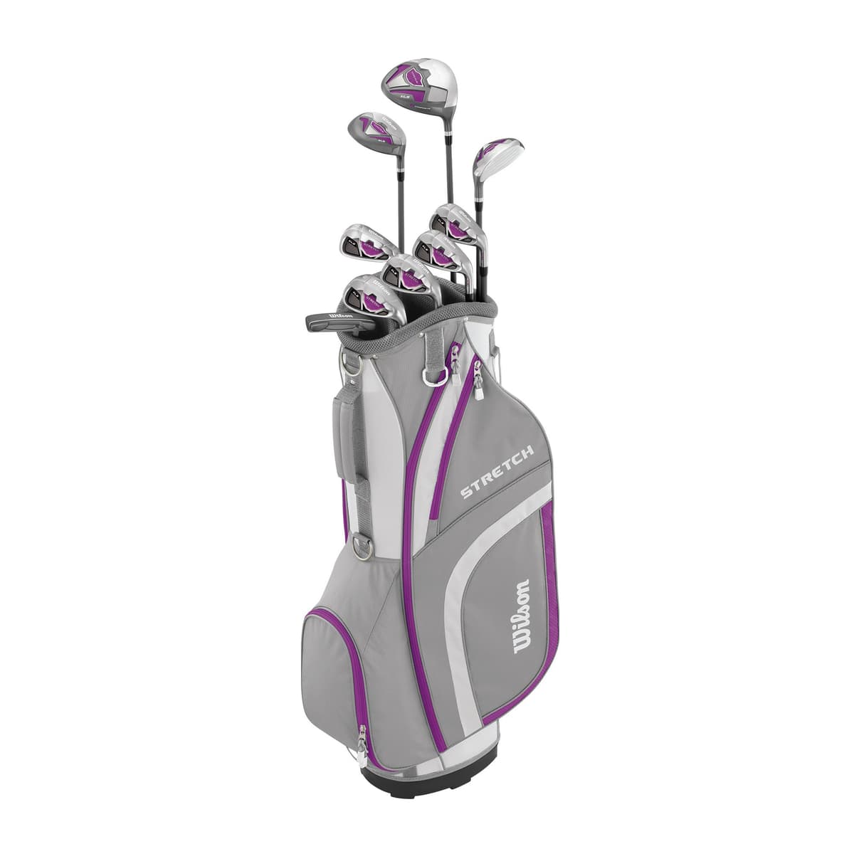 Wilson Set Stretch 9 palos Mujeres con cart bag WGG157554 0887768590628