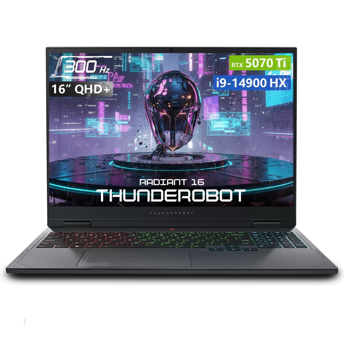 Thunderobot Radiant 16 - Laptop gaming 16" 2.5K 300Hz, Core i9-14900HX, RTX 5070 Ti