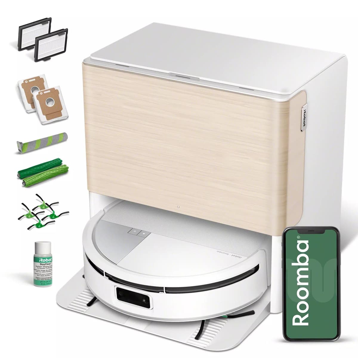 iRobot Roomba Max 705 Combo + AutoWash Dock - Robot Vacuum & Mop con LiDAR y Autolavado X185220