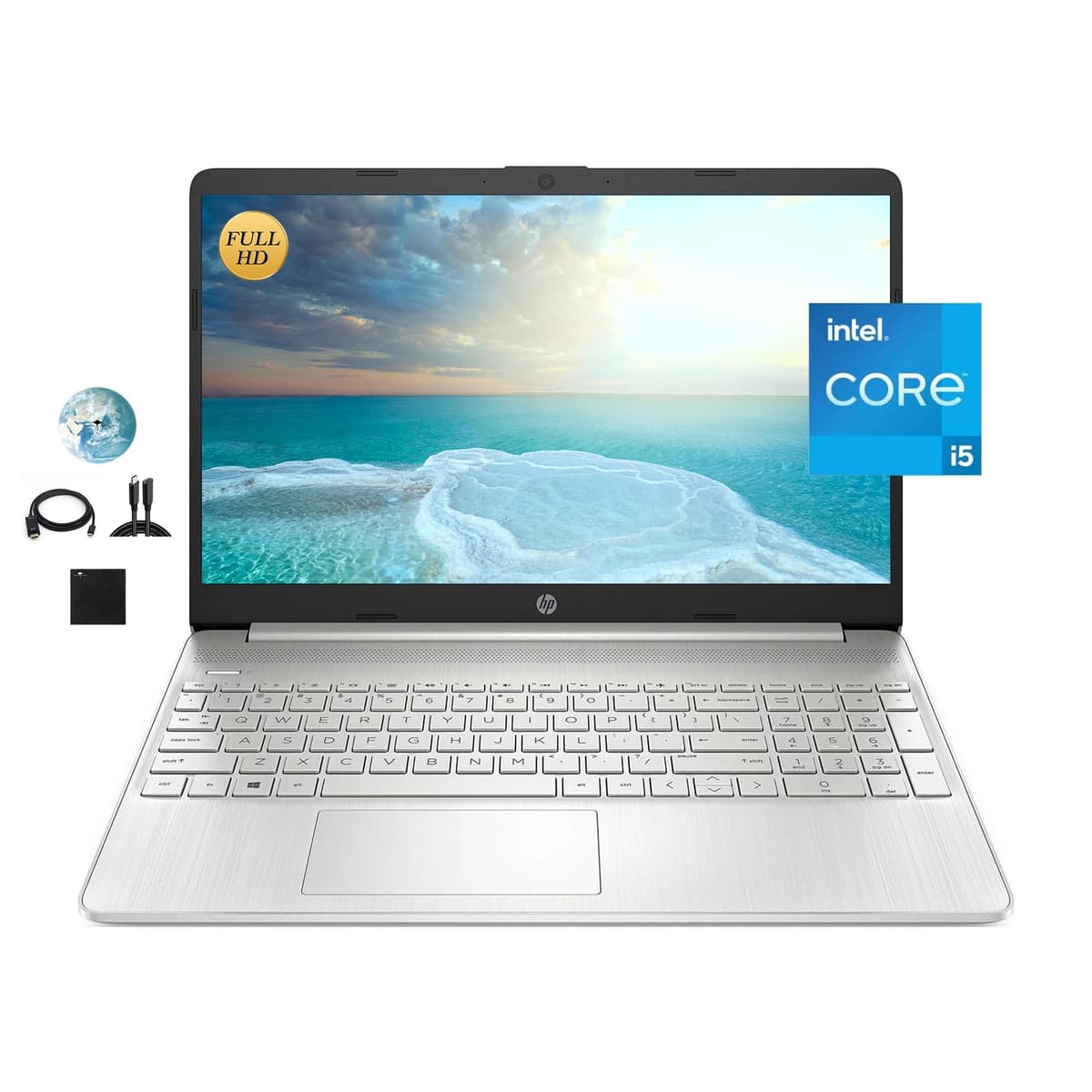 HP portátil insignia 15.6" FHD IPS, Intel de 11ª gen 4 núcleos i5-1135G7 (hasta 4.2 GHz, mejor que i7-1060G7), 16 GB RAM, SSD PCIe 1 TB, gráficos Iris Xe, Bluetooth, HDMI, Wi-Fi, Windows 11, con accesorios GM