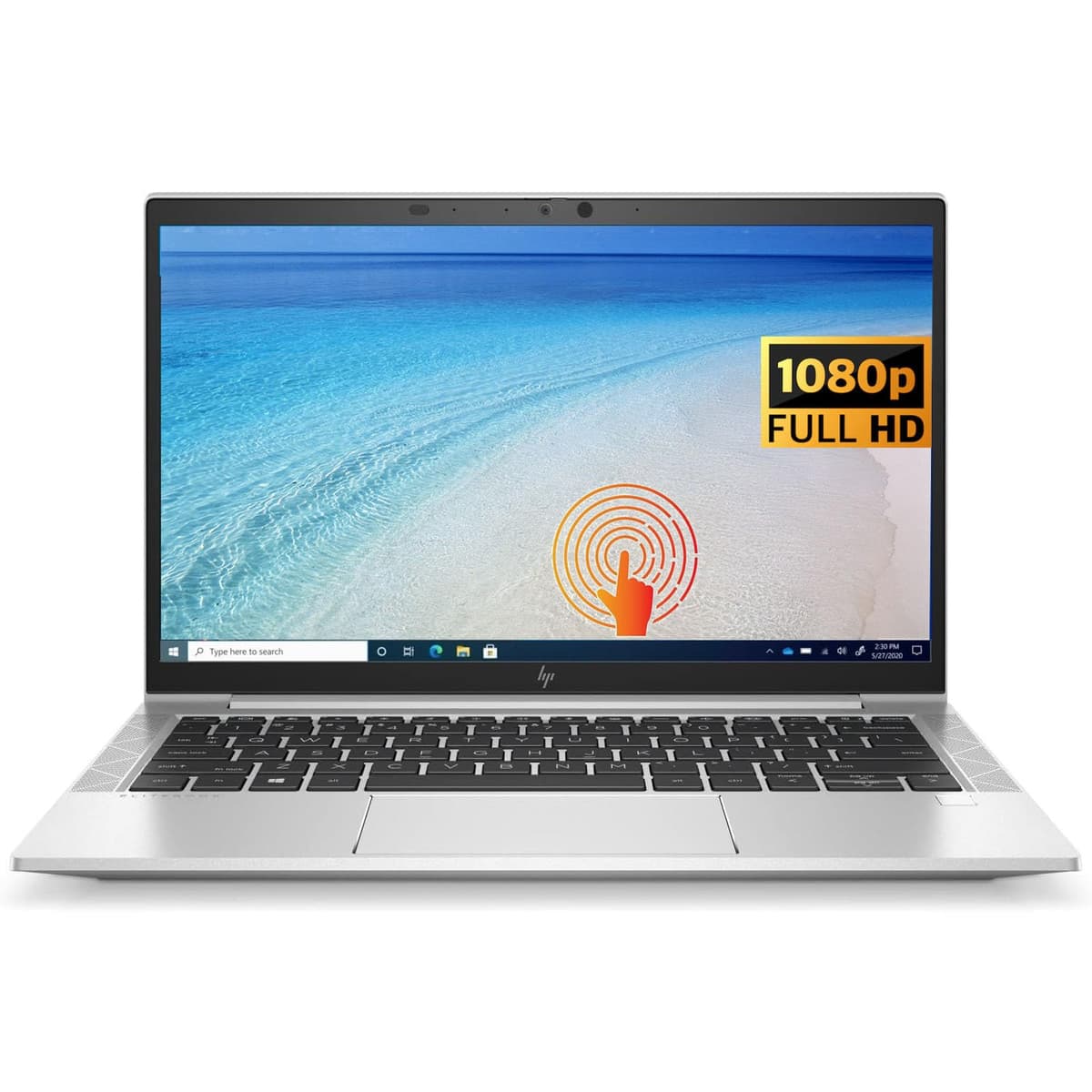 HP EliteBook 830 G8 notebook, PC táctil 13.3" FHD, Intel Core i7-1185G7 de 11ª generación (12M Cache, 3.0GHz hasta 4.8GHz), 32GB RAM, 512GB SSD, Windows 11 Pro 64 bits, CAM (Reacondicionado)