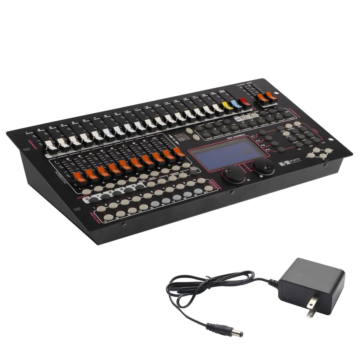 Ygybeyond DMX 1024Controller Consola DMX de 1024 canales para espectáculos y conciertos