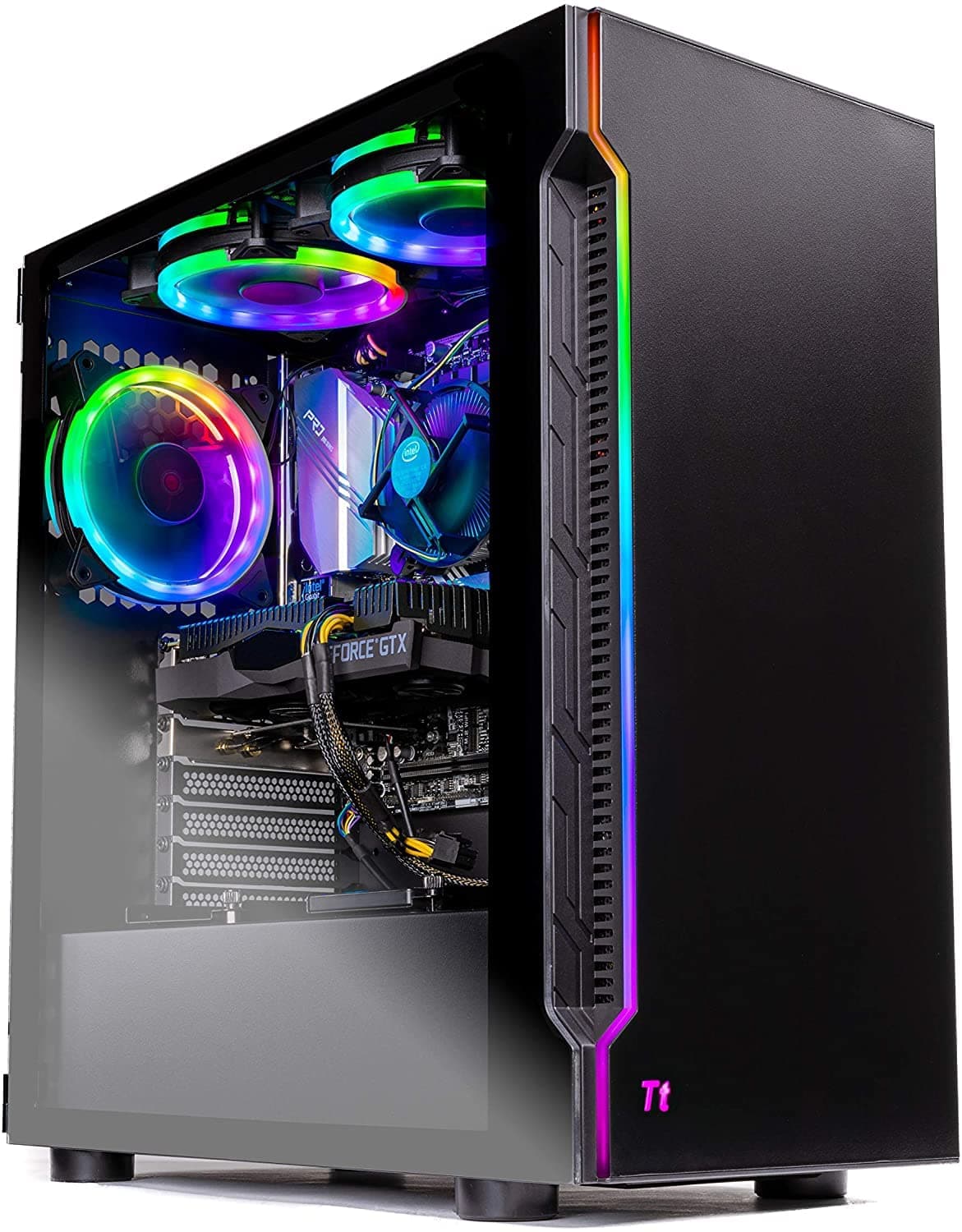 Skytech Gaming Shadow 3.0 PC de Escritorio para Juegos - Intel Core i5 10400F 2.9 GHz, GTX 1660 Super, SSD 500GB, 16GB DDR4 3200, PSU 600W Gold, Wi-Fi AC, Windows 10 Home 64 bits ST-SHADOW3.0-0337-B-AM