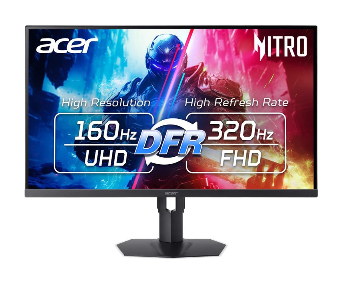 Acer Nitro XV325QK V3 31.5" 4K UHD MiniLED Gaming - 160Hz DFR hasta 320Hz, 0.5ms, DisplayPort/HDMI 2.1 UM.JX5AA.301
