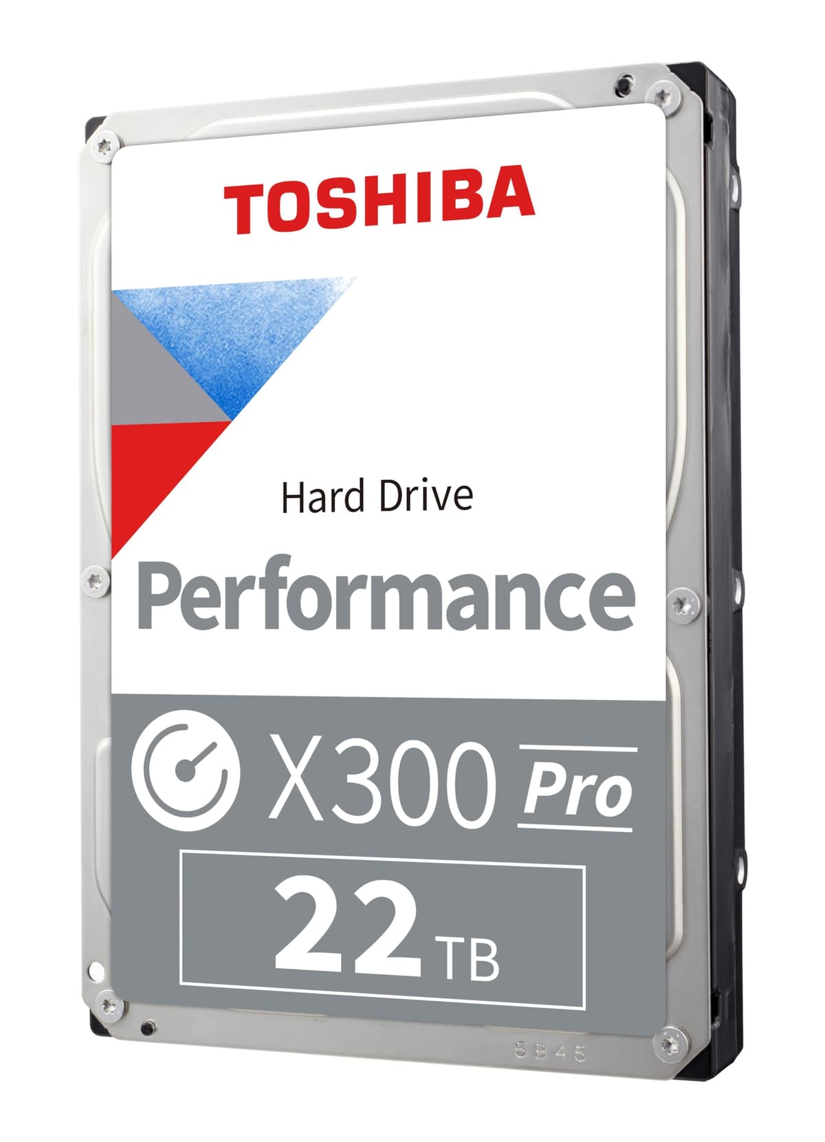 Toshiba X300 PRO 22 TB Rendimiento para Cargas de Trabajo Altas para Profesionales Creativos Disco Duro Interno de 3.5 pulgadas - Hasta 300 TB/año Tasa de Carga de Trabajo CMR SATA 6 Gb/s 7200 RPM 512 MB Caché - HDWR62CXZSTB