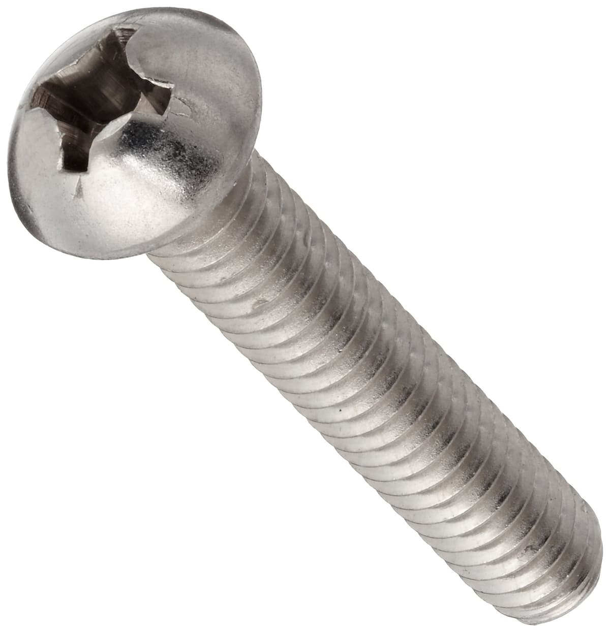 Small Parts Tornillo de máquina 18-8 acero inoxidable, cabeza truss Phillips 1/4"-20 UNC 2-3/4" (parcialmente roscado, Pack de 10)