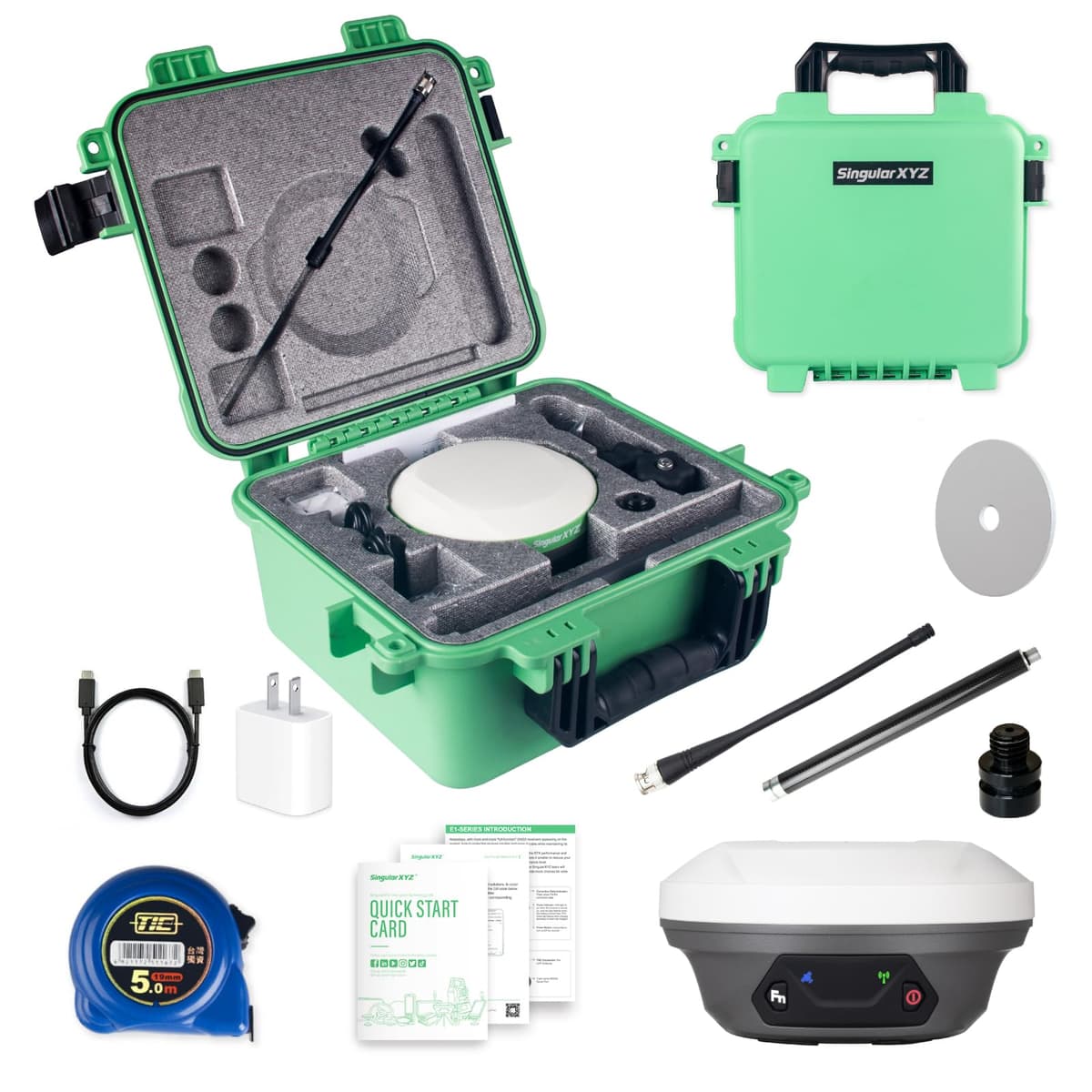 SingularXYZ E1 - Receptor GNSS RTK para topografía y estación base E1 RTK Base