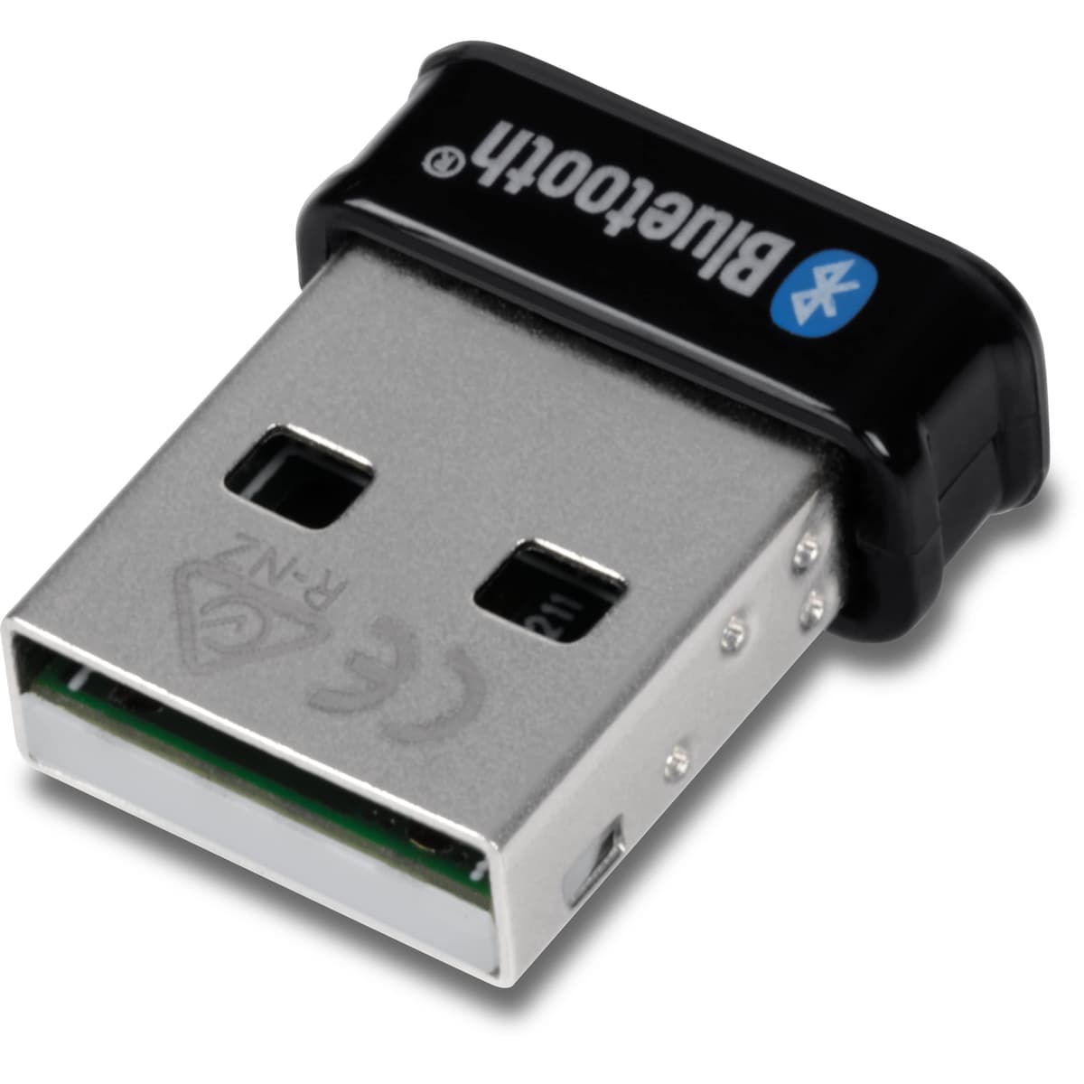Adaptador USB TRENDnet Micro Bluetooth 5.0, Compatible con Basic Rate (BR), Bluetooth Low Energy (BLE), Enhanced Data Rate (EDR), Alcance 100 m (328 ft), Compatible con Windows, Negro, TBW-110UB (Paquete de 40)