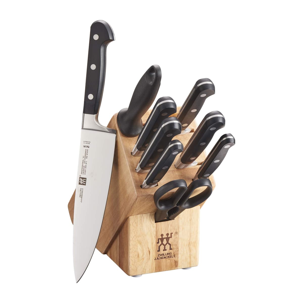 ZWILLING Professional "S" Juego de cuchillos de 10 piezas con bloque 35707-000